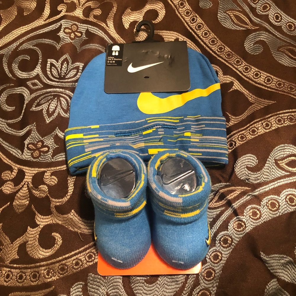 Nike hat, and booties